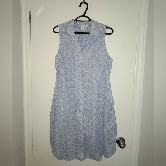 EUC Joie Blue and White Floral Dress - Picture 1 of 5